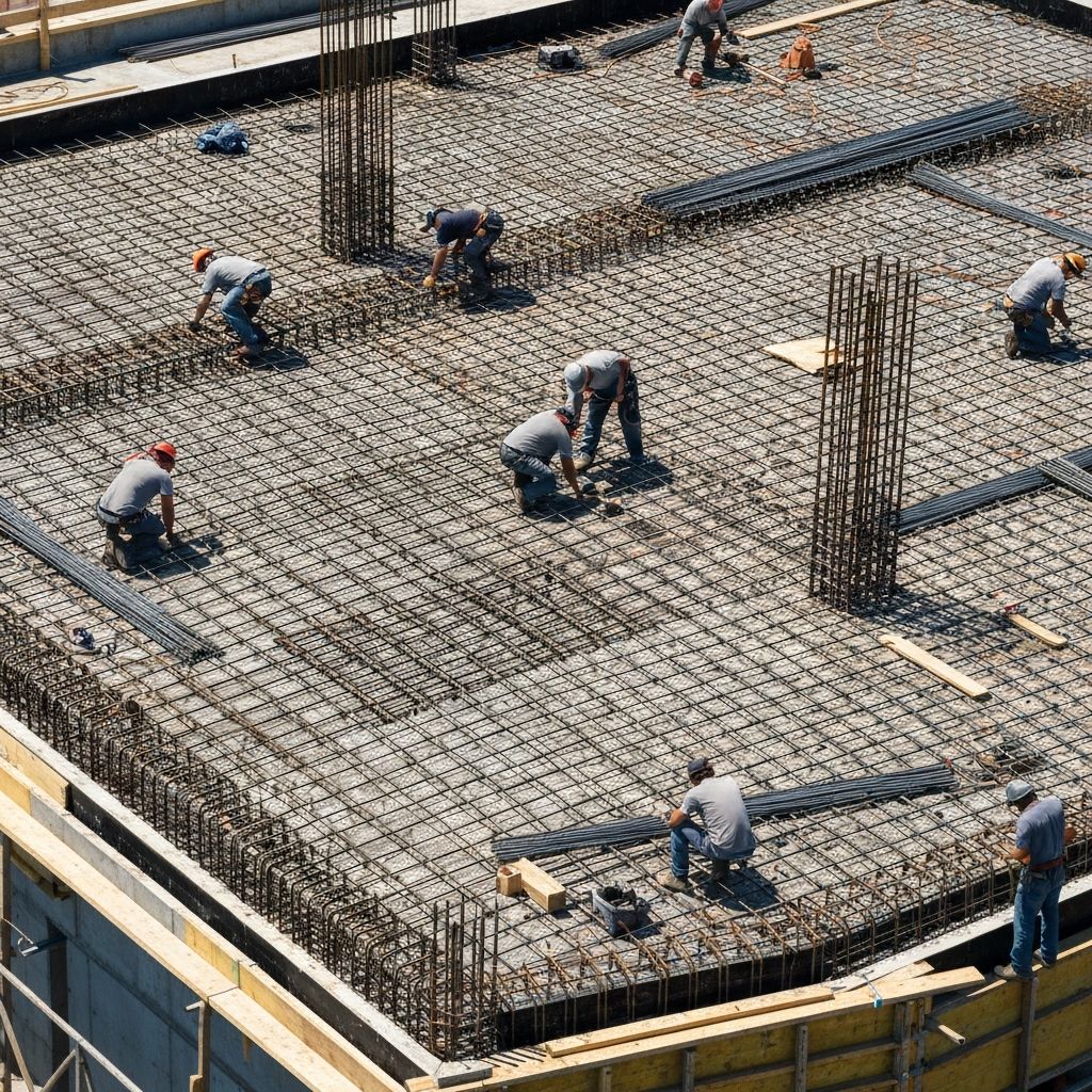 Obra de Montagem de Laje em Brasília, DF